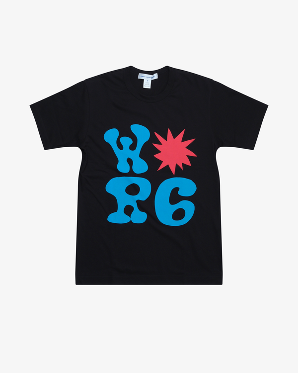 CDG Shirt - Men's Printed Cotton Jersey - (Black)