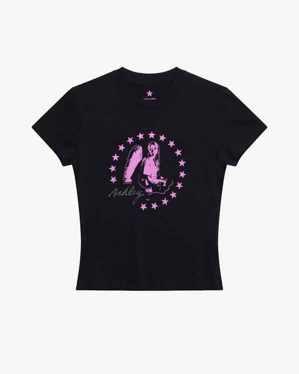 PETRA COLLINS - Men's Ashley Baby Tee - (Black)