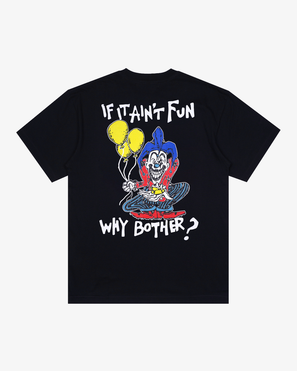 FUNGUYS - Men's Why Bother Tee - (Black)