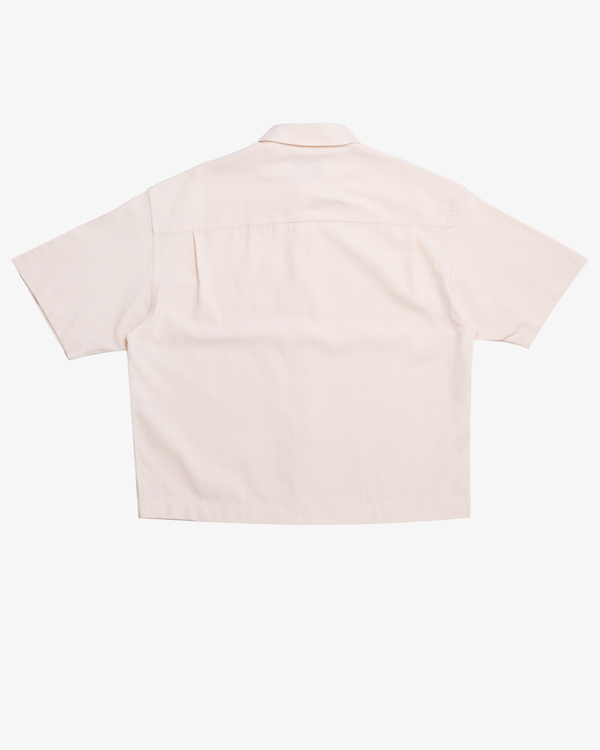 STUDIO NICHOLSON - Men's Short Sleeve Boxy Shirt - (Off-White)