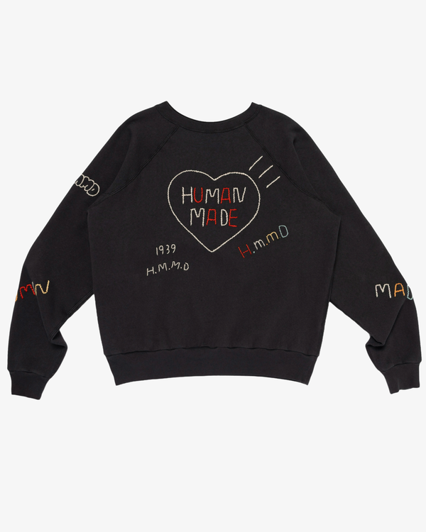 HUMAN MADE  - Men's Embroidered Sweatshirt - (Black)