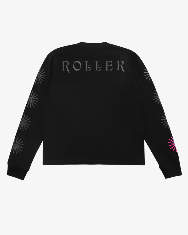 THE ROLLERS PARLOUR - Men's Roller Long Shirt T-Shirt - (Black)
