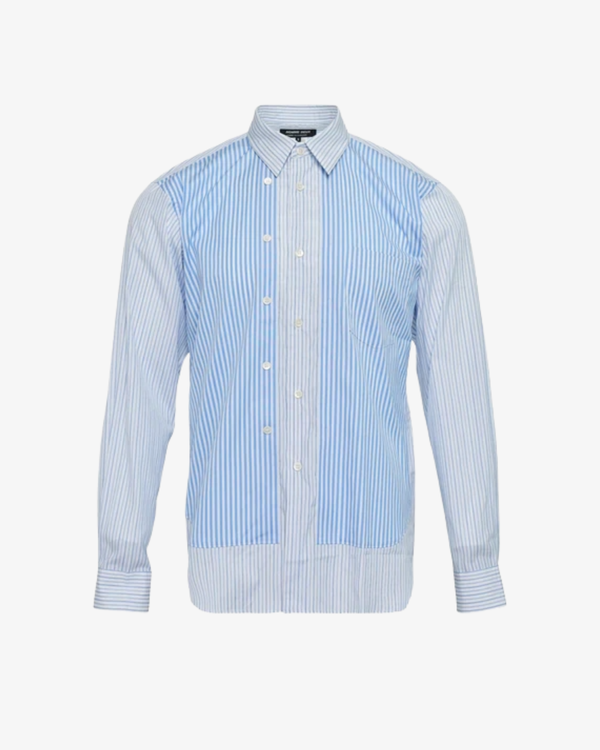 Comme des Garçons Homme - Men's Two Tone Shirt - (Stripes)