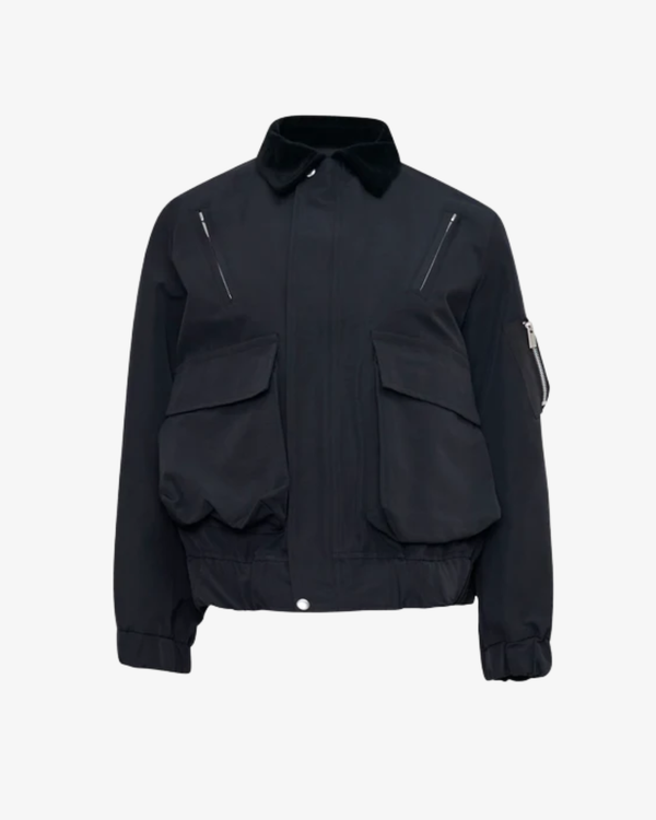 SACAI - Women's Grosgrain Bonding Blouson - (Black)