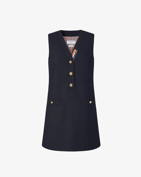 Thom Browne - Women's V Neck Cardigan - (Navy)