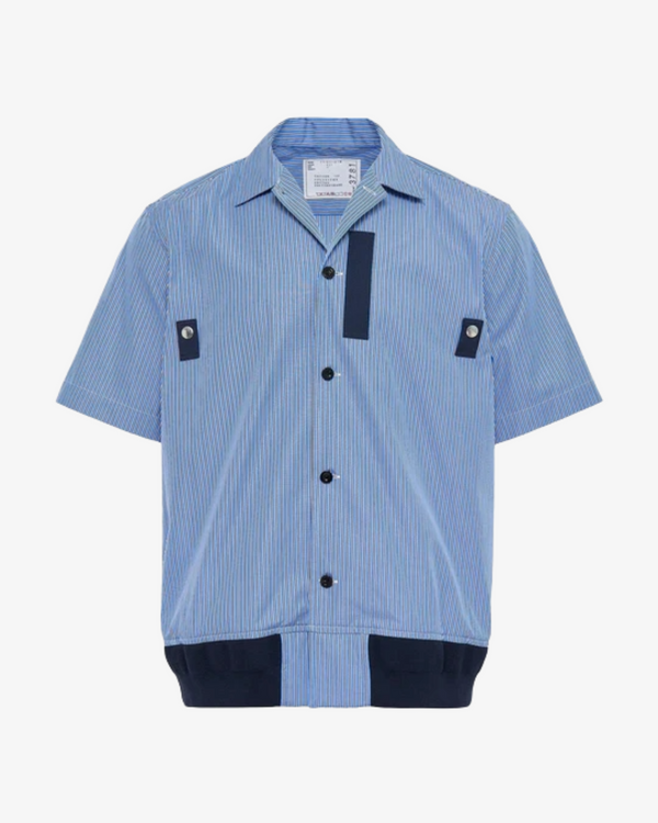 SACAI - Men's Poplin Shirt - (Stripes421)