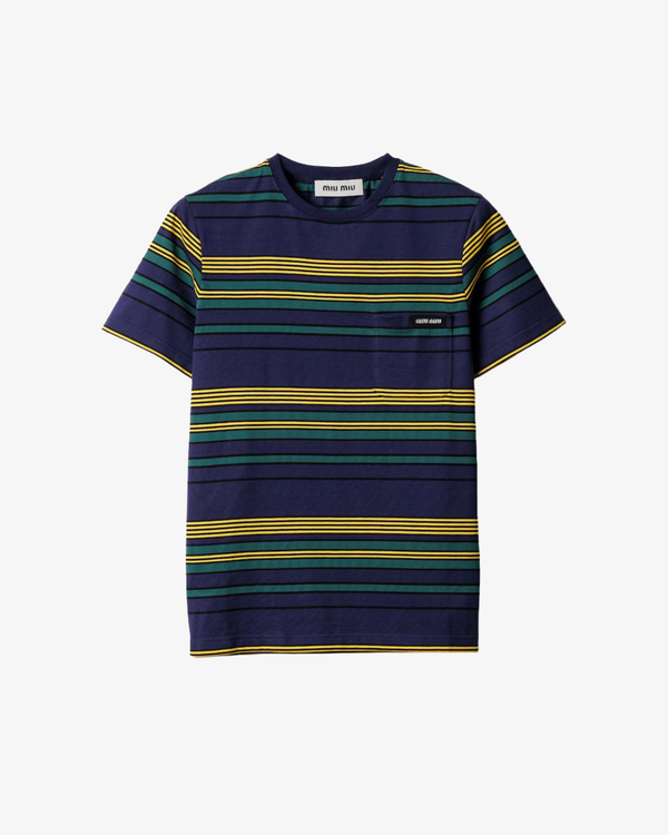 MIU MIU - Women's Jersey Riga T-Shirt - (Navy)