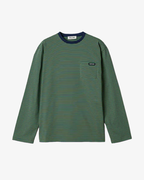 MIU MIU - Women's Jersey Riga Tees - (Green)