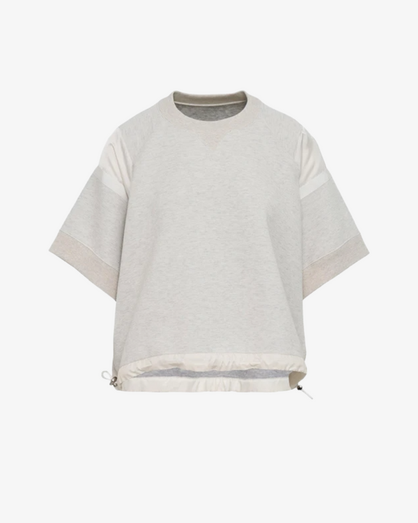 SACAI - Women's Sponge Sweat Pullover - (Natural051)