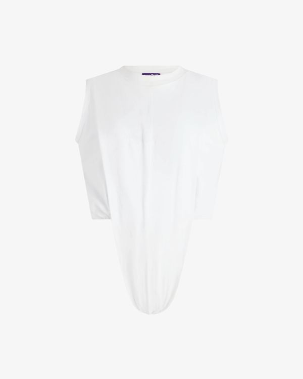 Jean Paul Gaultier - Women's Cotton Twisted Tee - (White)