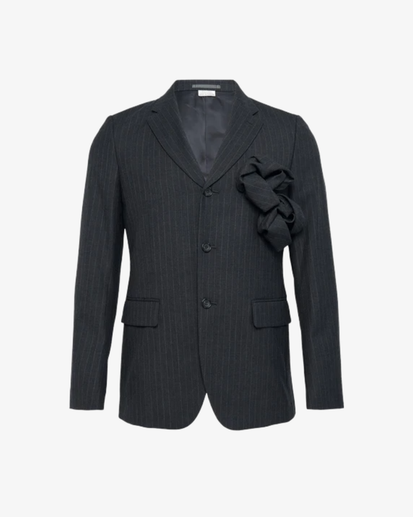 Comme des Garçons Homme - Men's Knot Detail Blazer - (Grey)