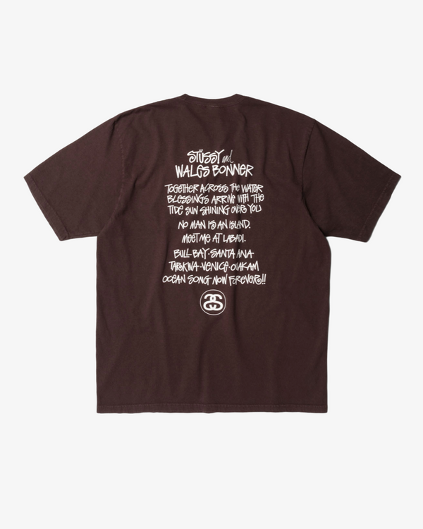 Stüssy - Men's Wales Bonner Ocean Song Tee - (Brown)