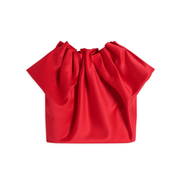 SIMONE ROCHA - Women's Pleated Neck Top - (Red) 5243 0262/00/RED