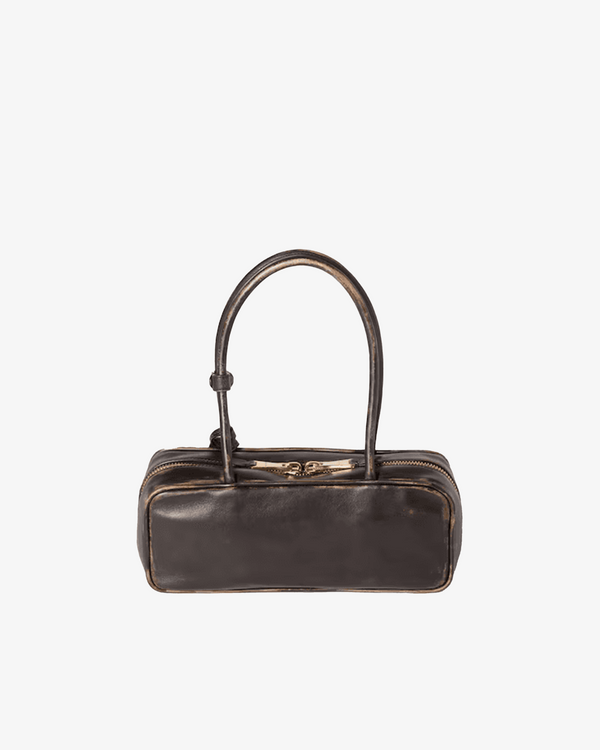 MIU MIU - Women's Nappa Old Beau Shoulder Bag - (Dark Brown)
