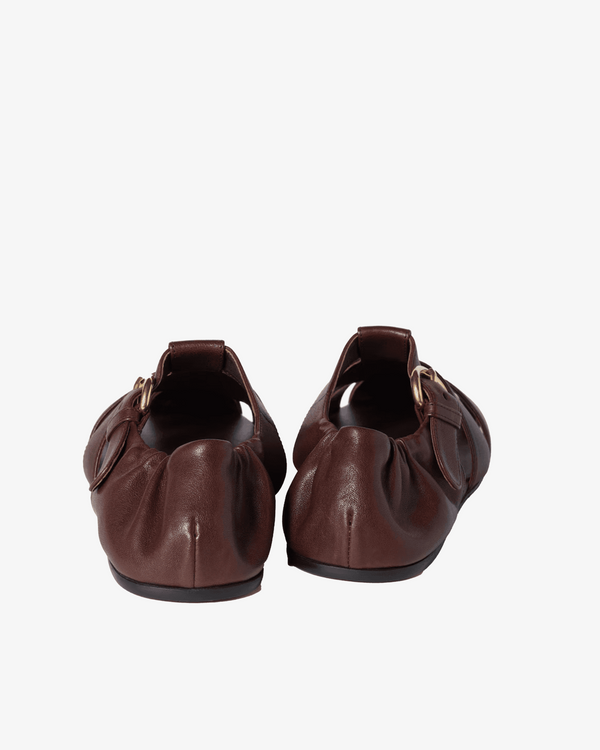 MIU MIU - Women's Nappa Aviator Sandals - (Maroon)