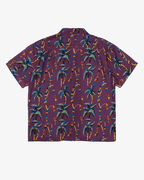Potato Head - Men's Penjor Open-Collar Shirt - (Purple)