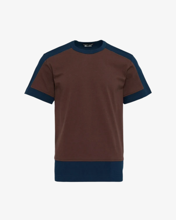 Comme des Garçons Homme - Men's Two Tone Tee - (Brown)
