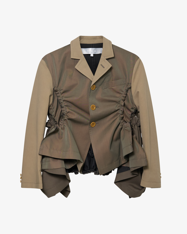 Tao - Women's Yarn-Dyed Wool Polyester Twill - (Khaki)