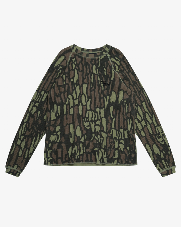Stüssy - Men's Raglan Thermal Basic Stock - (Print)