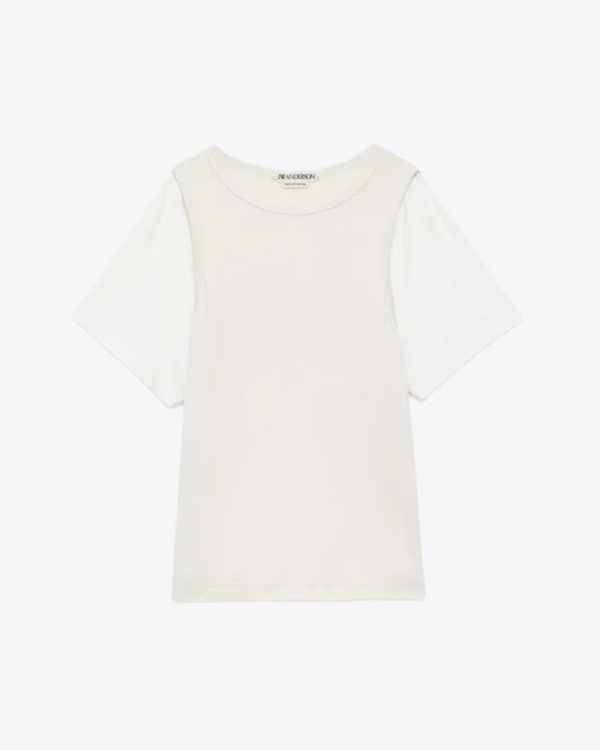 J.W. Anderson - Women's Double-Layered T-Shirt - (White)
