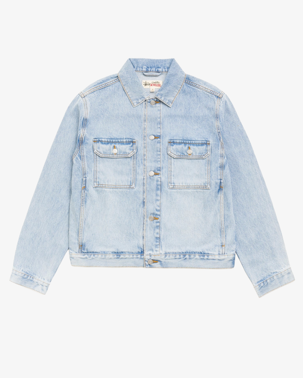 Stüssy - Men's Trucker Denim - (Light Wash Indigo)