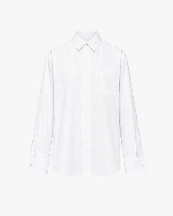 SACAI - Women's Poplin Shirt - (Off-White)