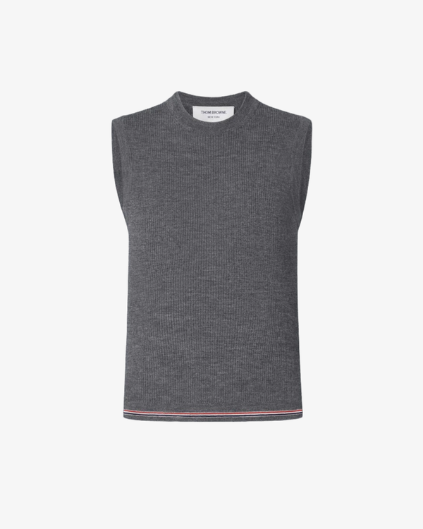 Thom Browne - Women's Rib Stitch Shell Top - (Grey)