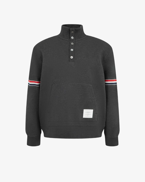 Thom Browne - Men's Funnel Neck Pullover - (Charcoal)