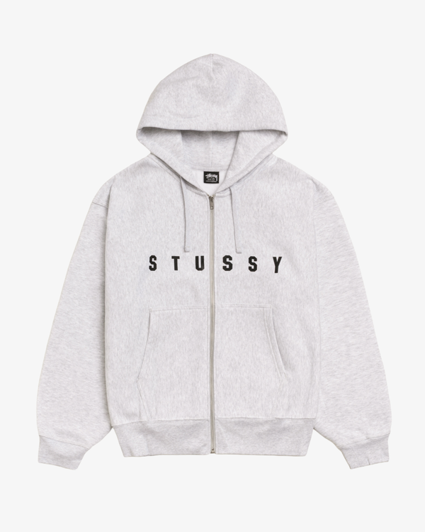 Stüssy - Men's Lens Zip Hood - (Ash Heather)