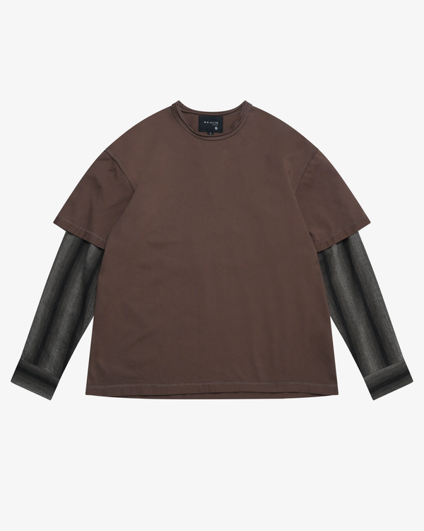 BEACH BRAINS - Men's Dead End Shirt - (Brown)
