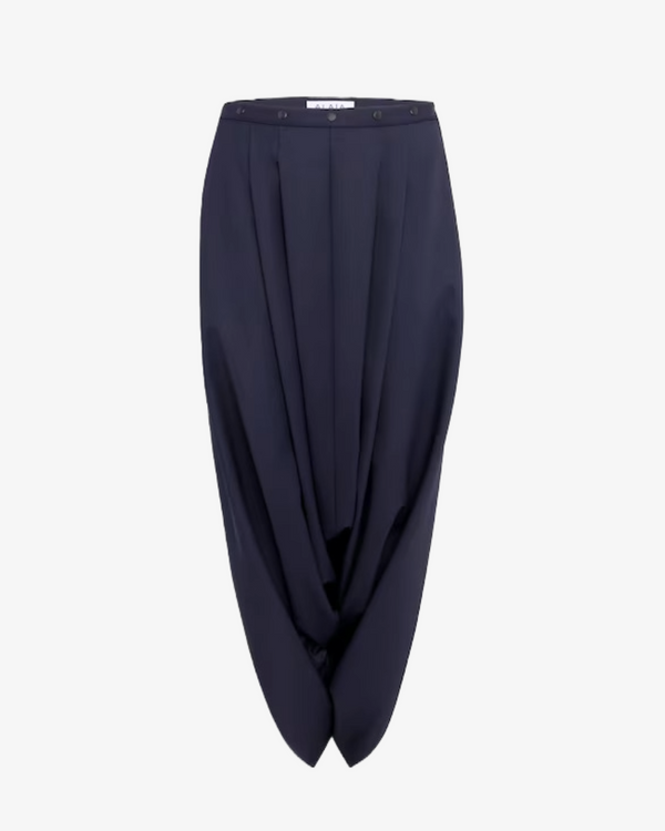 Alaïa - Women's Drap Snap Pants - (NAVY 542)