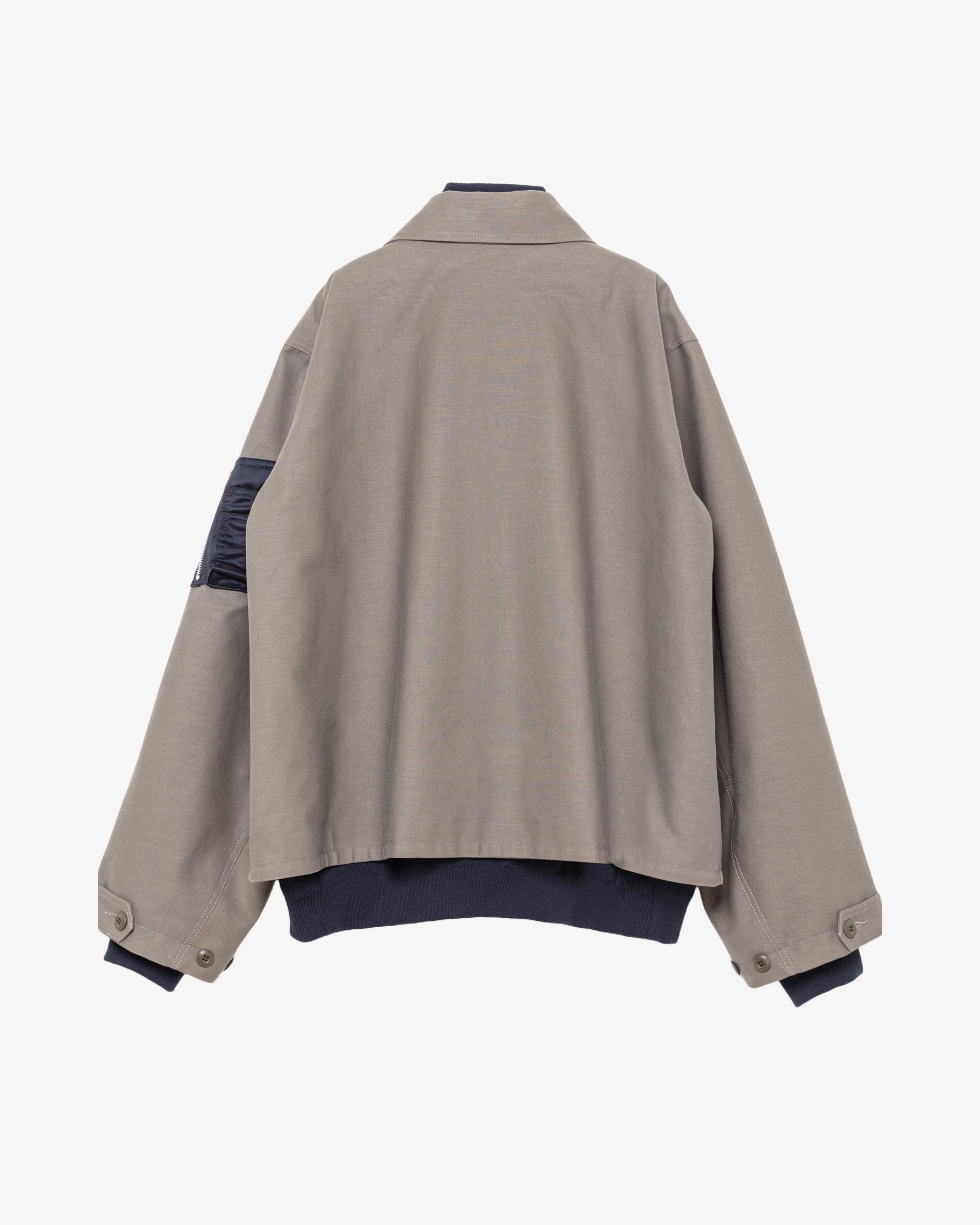 Sacai 22aw Gray Panel Tailored Jacket Sacai 22aw Gray Panel Tailored Jacket