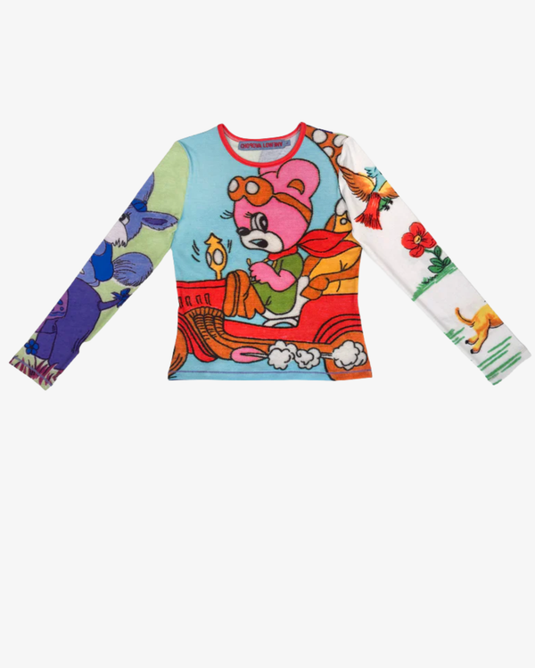 Chopova Lowena - Women's Beep Beep Fitted Jersey Top - (Print)