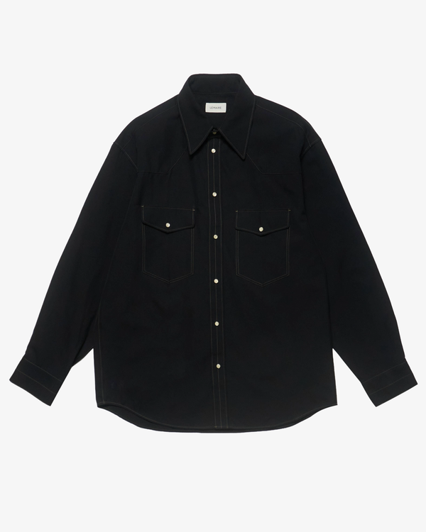 Lemaire - Men's Western Shirt - (Black)