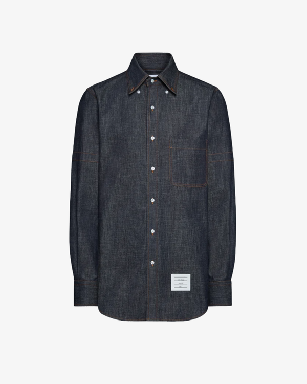 Thom Browne - Men's Denim Armband Shirt - (Navy)