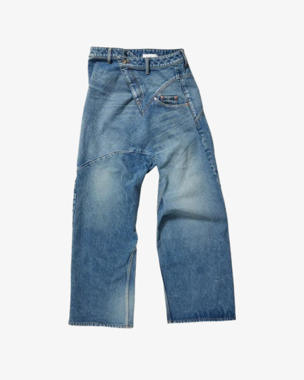 Doublet - Men's Distorted Cutting Denim Pants - (Indigo)