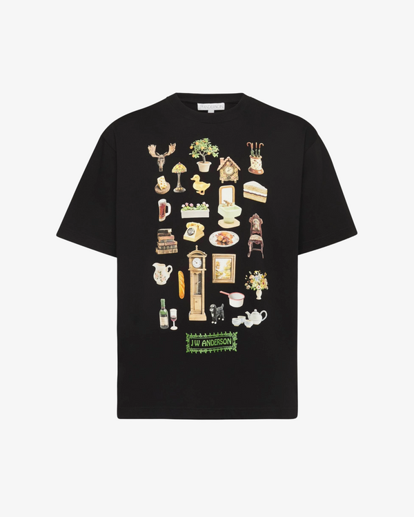 J.W. Anderson - Men's Diorama Printed T-Shirt - (Black 999)