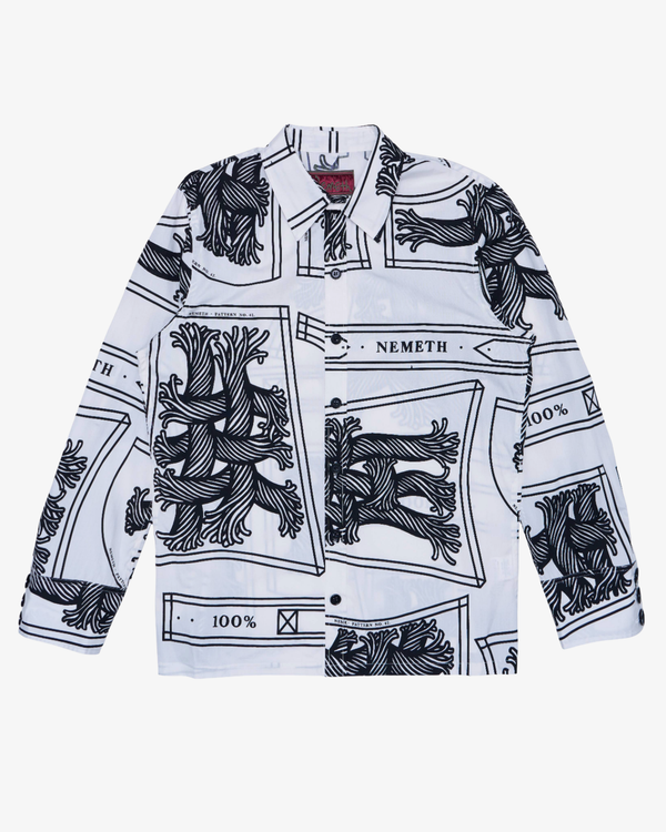Christopher Nemeth - Men's Shirt 18752 Typewriter - (Off White)
