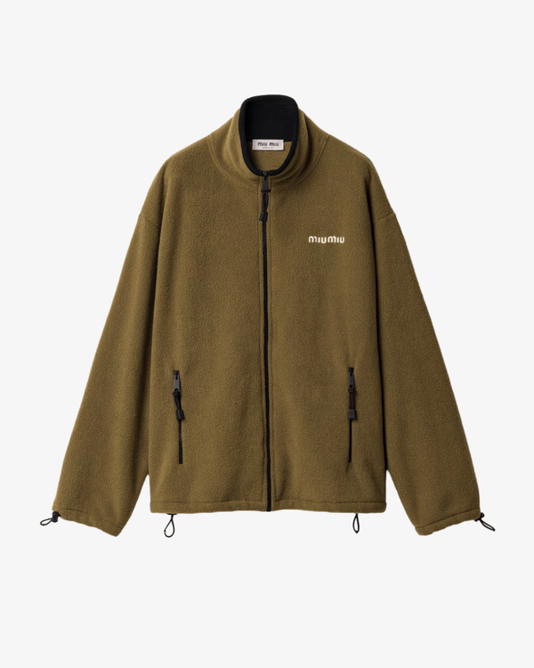 MIU MIU - Women's Pile Jackets - (Khaki)