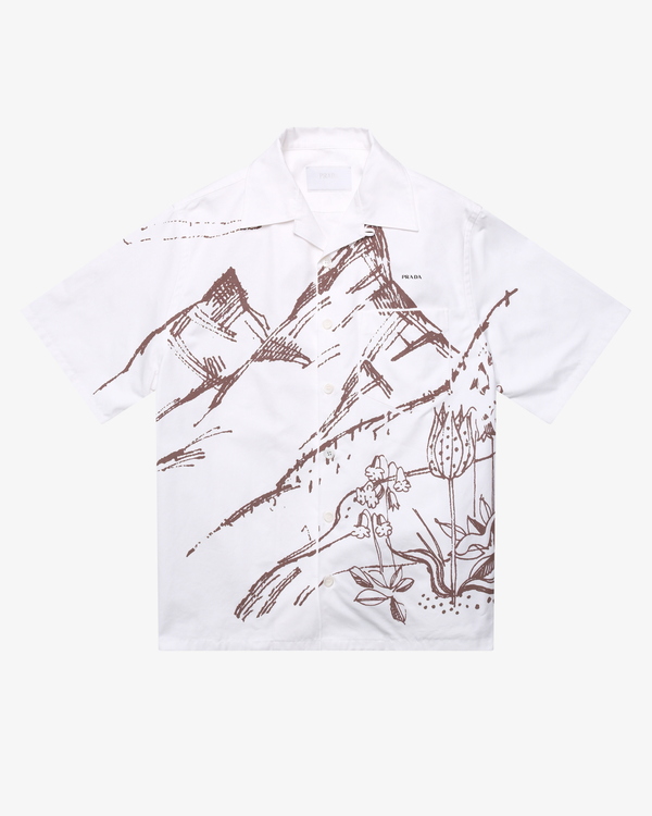 Prada - Men's Popeline Mountain - (Print)
