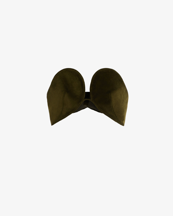 Jean Paul Gaultier - Women's Corduroy Bra - (Olive)