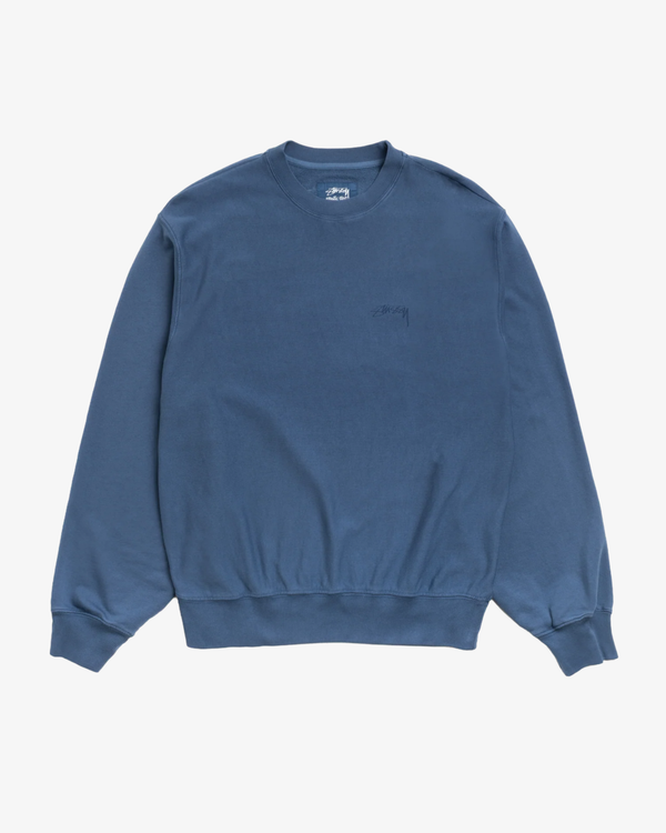 Stüssy -  Men's Lightweight Terry Crew - (Blue)