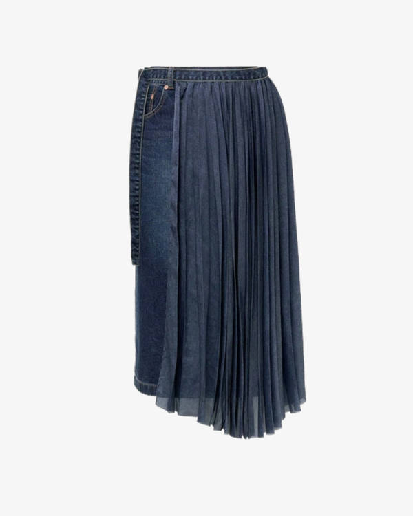 SACAI - Women's Denim Skirt - (Denim401)