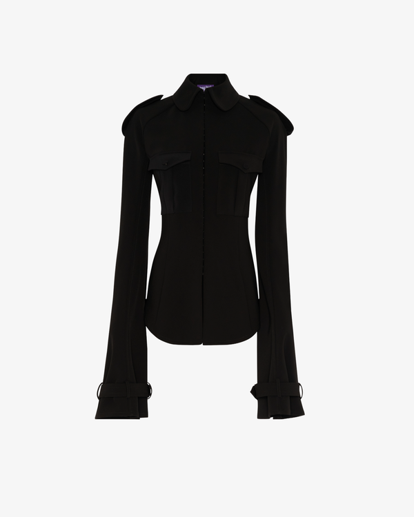 Jean Paul Gaultier - Women's Military Shirt Woman Fit - (Black)