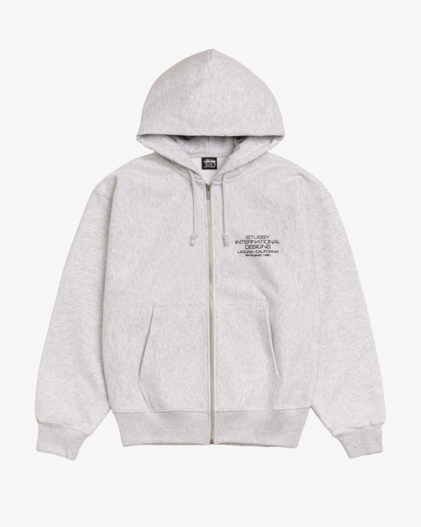 Stüssy - Men's International Designs Zip Hood - (Ash Heather)