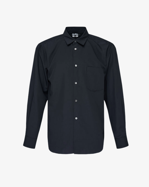 Black Comme des Garçons - Men's Clean Basic Shirt - (Black)