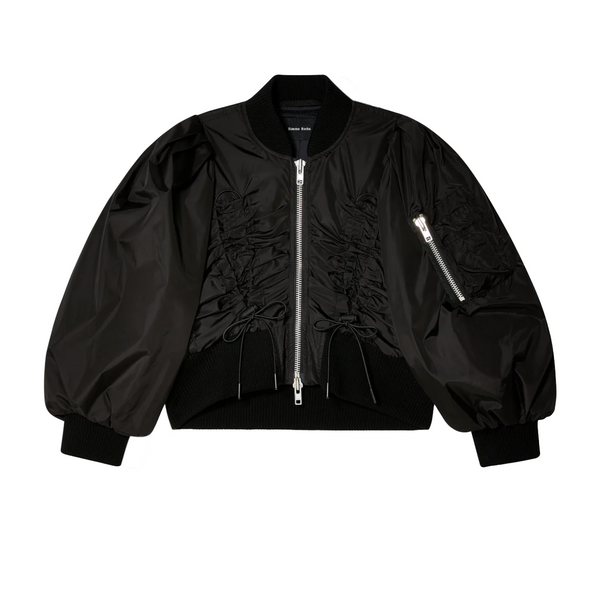 Simone Rocha - Women'S Cropped Bomber Jacket - (Black)