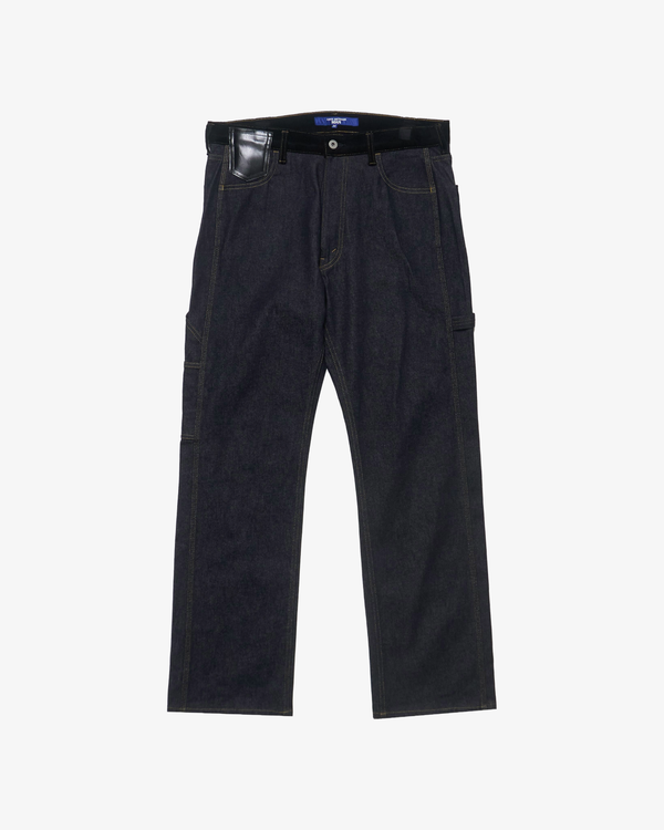 Junya Watanabe Man  - Men's Leather Patch Jeans - (Denim)