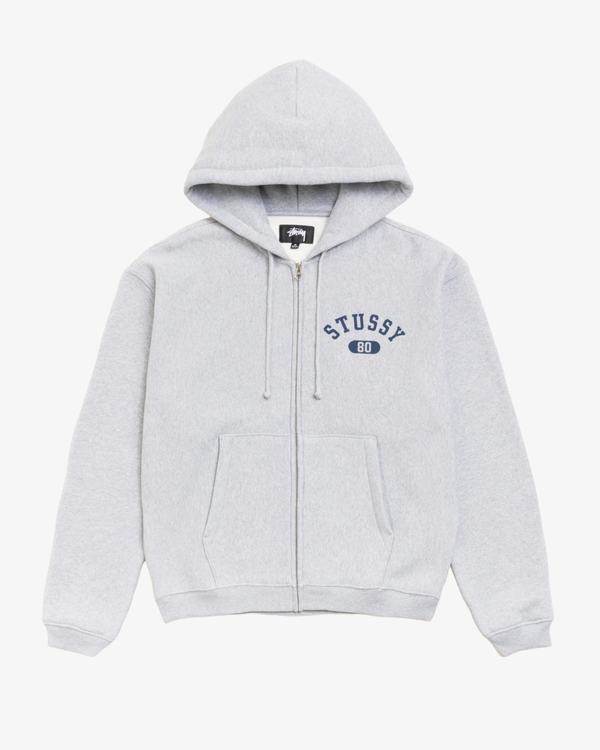 Stüssy - Men's Varsity Zip Hood - (Grey Heather)