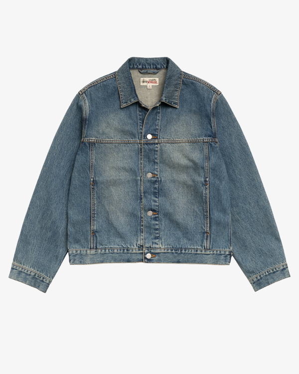 Stüssy - Men's Trucker Denim Vintage - (Denim)